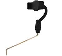 Lira regolabile per sassofono con supporto per telefono, clip girevole a 360° per sassofono contralto, regolazione verticale dell'angolo di 180°