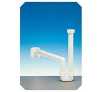 NUOVO SIFONE SALVASPAZIO AD ECCENTRICO PER BIDET ATTACCO 1" e 1"1/4 PVC PLASTICA