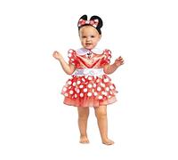 Puzzle Party Costume Carnevale Minnie Rossa Classic taglia 12-18 mesi