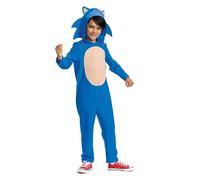 LIRAGRAM- Fancy Sonic Costume, tinta unita, colore blu, crema, L (amscan 361-12844915LL_0192995128446)