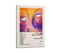 LIRAHRNNKA PNL - Poster decorativo su tela, motivo: Dans La Légende, decorazione artistica da parete per soggiorno moderno e camera da letto, poster decorativo, 20 x 30 cm, con cornice