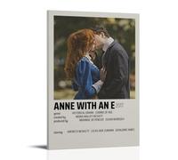 LIRAHRNNKA Poster decorativo su tela, motivo: Anne With An E 2017, decorazione artistica da parete per soggiorno e camera da letto, 20 x 30 cm, stile cornice