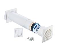 LIRAST 100mm Ventilazione Meccanica Controllata VMC Doppio Flusso Recupero Calore con Cavo - VMC Recuperatore di Calore Doppio Flusso