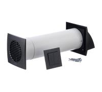 LIRAST 100mm Ventilazione Meccanica Controllata VMC Doppio Flusso Recupero Calore con Interruttore - Antracite VMC Recuperatore di Calore Doppio Flusso