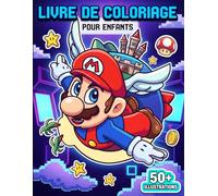 Liᴠre de Cᴏlᴏriaɢe: Une Collection De Plus De 50 Illustrations Originales Pour Les Enfants Et Les Fans D’Univers Vidéoludiques