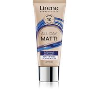 Lirene ALL DAY MATT! fondotinta liquido opacizzante per un effetto lunga durata colore 12 Natural 30 ml