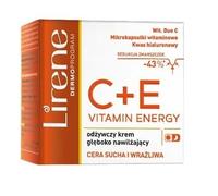 Lirene Vitamin Energy C+E crema viso nutriente e idratante 50 ml