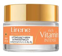 Lirene Crema ultra-nutriente lifting SPF20 con vitamine A, C, E, B3, B5 per il giorno 50+