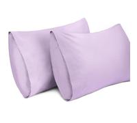 Lirex 2-Pack Federe per Cuscini, 100% Cotone Traspirante Federe Pillow Covers, 40 x 70 cm, Viola