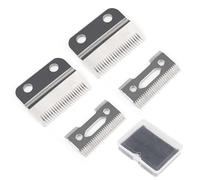 Liroke Set di 2 lame di ricambio regolabili Clipper Blade per la scelta Magic Clip 8148 1006, Super Taper # 8400 (argento)