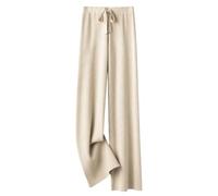 LIROMA Pantaloni da Donna Invernali in Maglia A Gamba Larga, Pantaloni da Salotto Casual in Maglia A Costine in Misto Lana Pantaloni A Gamba Dritta Eleganti Pantaloni A Palazzo con Coulisse A Vita al