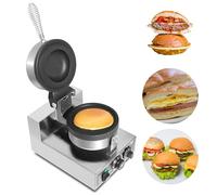 LIROPAU Macchina per hamburger UFO, per hamburger elettrico, per waffle da 50 °C a 300 °C, regolazione della temperatura da 0 a 5 minuti, per uso domestico commerciale