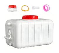 LIROPAU Serbatoio dell'acqua da 30 l, per uso alimentare, portatile, con rubinetto, in plastica, per casa, viaggi, camper e prevenzione di emergenza