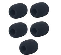 LiRRvb 5PCS Microfono Schiuma Coperture Professionali Mic Parabrezza Protezioni Parabrezza Conference Call Studio Registrazioni Microfono Filtro in Schiuma Parabrezza