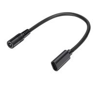 LiRRvb Cavo di prolunga da 3 A da tipo C a DC5521 maschio/femmina, cavo adattatore per ricarica e trasferimento dati efficiente