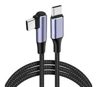 LiRRvb Cavo USB C a USB C da 25 cm 480 Mbps 100 W Cavo telefonico di ricarica rapida 25 cm estensione corta per cellulare veloce