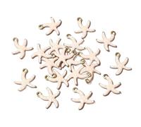 LiRRvb Di 20 Stelle Marine Abbellimenti Componente Gioielli Multifuntional Perfetto per diversi temi e occasioni speciali Alla Moda Donna Gioielli Parte, One Size, come descritto, come descritto
