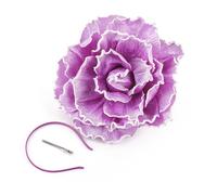 LiRRvb Extravagant Oversize Blossom Hat Social Event Dance Party Ornamento per capelli Fiore Accessorio per capelli Oversize Fiore Copricapo