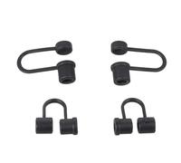 LiRRvb Protettori flessibili in silicone per vari cavi di ricarica con cinghie di sicurezza Antilost cavo di ricarica Keeper/supporto/adattatore Tethers