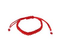 LiRRvb Semplice corda rossa intrecciata braccialetti della cabala fortunata per la protezione buona fortuna per il successo Amuleto gioielli decorazione Gi amicizia