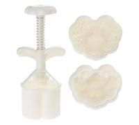 LiRRvb Stampi per torte a pressione a mano/fermi a forma di timbri per biscotti per festival di metà autunno stampi per biscotti da pasticceria per forme da forno pressate a mano