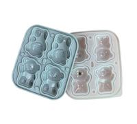 LiRRvb Stampo in silicone a forma di orsetto per la creazione di cioccolato, mousse, torte, stampi per dolci di San Valentino