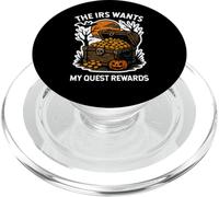 L'IRS vuole che My Quest Rewards Halloween Funny Wizard Meme PopSockets PopGrip per MagSafe
