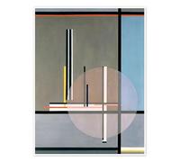 LIS Poster di László Moholy-Nagy 13 x 18 cm Colorato Quadri Decorazione per pareti