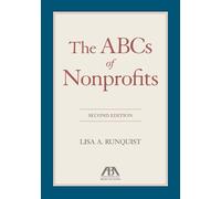 Lisa A. Runquist The ABCs of Nonprofits, Second Edition (Tascabile)