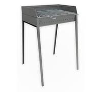 Barbecue Ferro Vesuvio a carbone piedi smontabili con griglia 60 cm x 40 cm