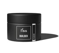 Lisa Builder Gel Clear UV/LED, Gel Costruttore Trasparente Autolivellante per Unghie, 30 ml