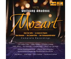 Lisa della Casa; Hilde Guden; Christa Ludwig; Edith Wiens; Kurt Bohme; Cesare Siepi; Deon van der Walt; Wiener Staatsopernchor; Wiener Philharmoniker; Symphonieorchester des Bayerischen Rundfunks; Karl Bohm; Josef Krips; Erich Kleiber; Ferdinand Leitner - Wolfgang Amadeus Mozart: Complete Recordings