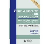 Lisa G Lerman A Ethical Problems in the Practice of Law: Model Rules (Tascabile)