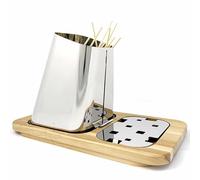 LISA Luxury IS an Attitude Porta Spiedini Gran Sasso Plus, Acciaio e Legno, L