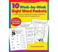 Lisa McKeon 10 Week-By-Week Sight Word Packets (Tascabile)