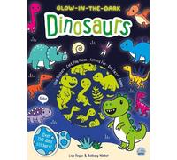 Lisa Regan Glow-in-the-Dark Dinosaurs Sticker Activity Book (Tascabile)