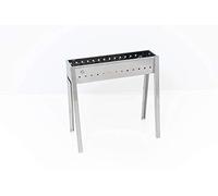 Canalina Cuocispiedini ed Arrosticini a carbone Milano in acciaio Inox da 50 cm