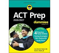 Act Prep 2026/2027 for Dummies: Book + 4 Practicetests & 100+ Flashcards Online
