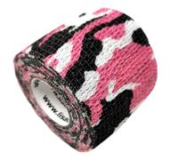 LisaCare Benda coesiva 5cm - Rosa mimetico 12 pz Bendaggio/i
