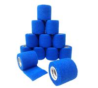 LisaCare benda coesiva, senza lattice, 5 cm - blu 12 pz Bendaggio/i