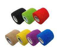 LisaCare benda coesiva senza lattice 5 cm - mix di colori 7 pz Bendagg