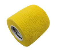 LisaCare benda coesiva senza lattice - Giallo - 5cm x 4,5m 1 pz Fascia