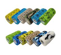 LisaCare bende autoadesive 10cmx4,5m - cerotti per ragazzi 12 pz Benda