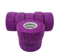 LisaCare cerotti coesivi per dita senza lattice 2,5 cm - viola 7 pz Ce
