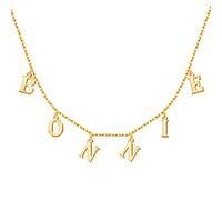 LisaKette Collana Personalizzata con Iniziali e Lettere dell'Alfabeto