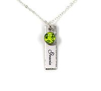 LisaKette, Collana Personalizzata con Nome, Collana con Nome Personalizzabile, Collana con Incisione Personalizzata, Collana Nome, Ciondolo Nome, 2.14 Regali, Regalo Festa della Mamma