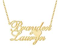 LisaKette, Collana Personalizzata Con Nome e Incisione, Ciondolo Personalizzabile, 2.14 Regali, Regalo Festa della Mamma