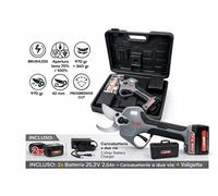 Lisam TL 42 Forbice A Batteria Da Potatura Taglio 42mm Nuova + 2 Batterie 2,6 Ah