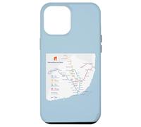 Lisbon Portugal Subway Train Railway - Souvenir Route Map Custodia per iPhone 12 Pro Max