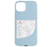 Lisbon Portugal Subway Train Railway - Souvenir Route Map Custodia per iPhone 15 Plus